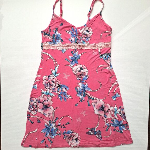 La Vie En Rose Pink Floral Nightie - Picture 1 of 4